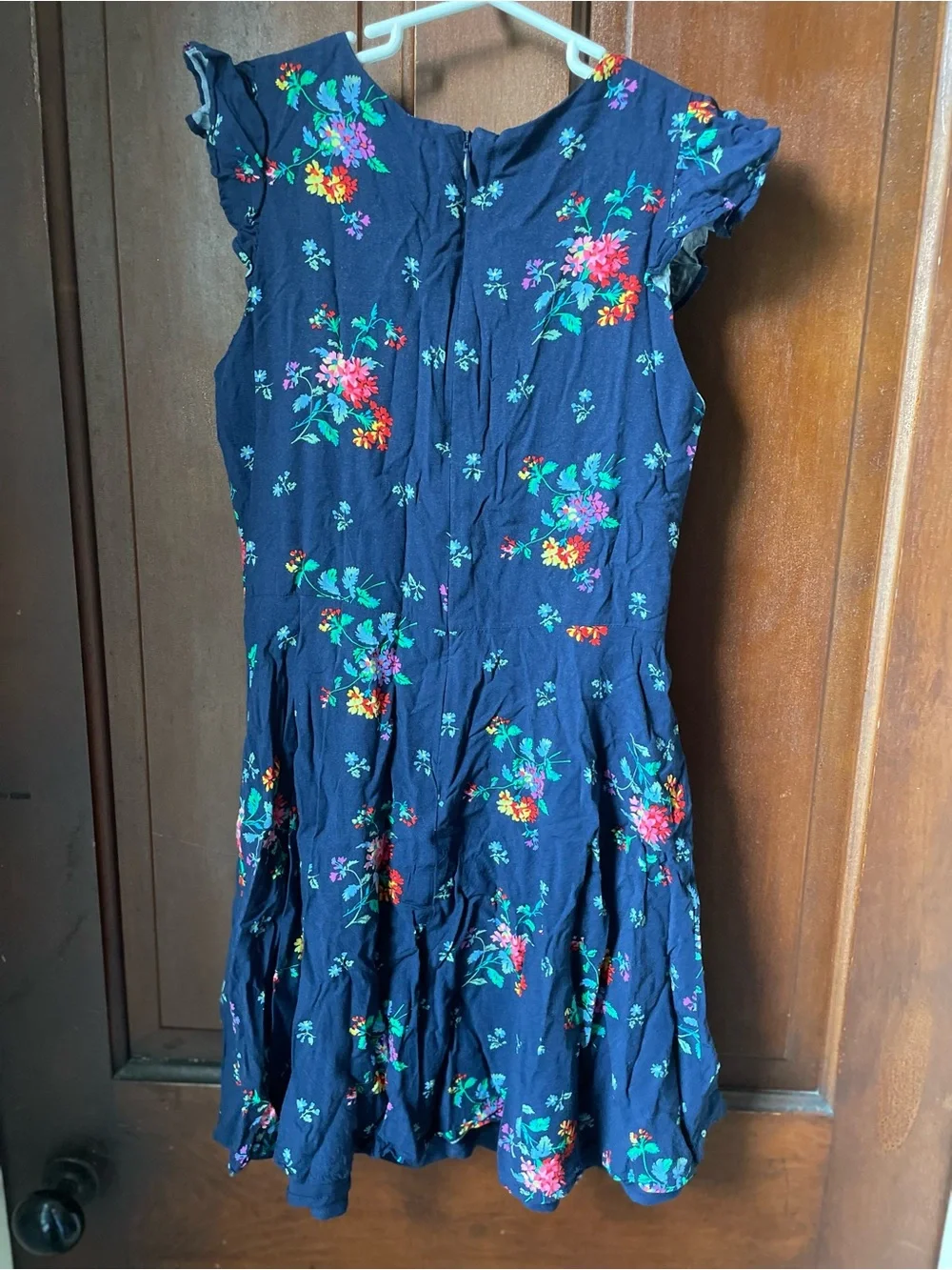 Gap girls extra large blue floral dress